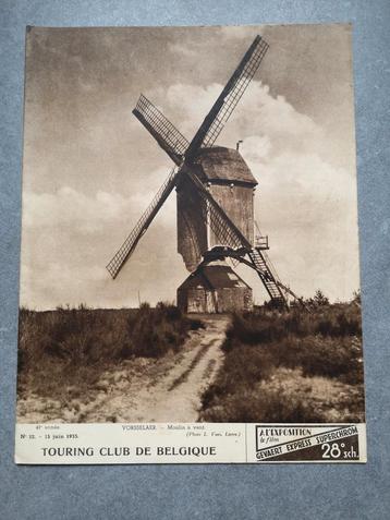 Molen Vorsselaer 1935 Touring Club De Belgique 