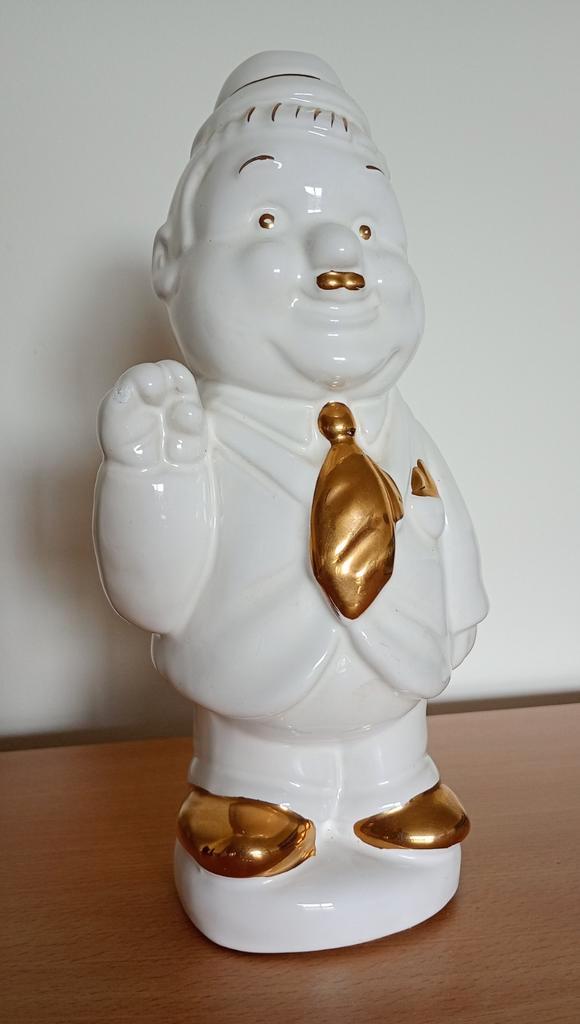 Olivier Hardy beeldje / spaarpot 26 cm, Verzamelen, Beelden en Beeldjes, Zo goed als nieuw, Ophalen of Verzenden