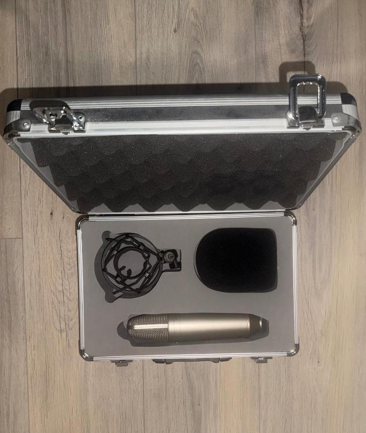 Sudio Recording Bundel - Microfoon/popfilter/statief & Xlr, Muziek en Instrumenten, Microfoons, Gebruikt, Studiomicrofoon, Ophalen