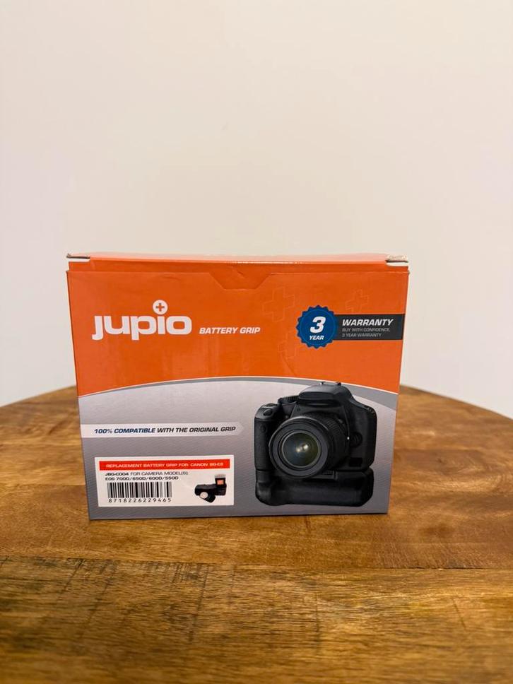 Jupio Battery Grip voor Canon EOS 700D / 650D / 600D / 550D, TV, Hi-fi & Vidéo, Photo | Appareils professionnels, Comme neuf, Enlèvement ou Envoi