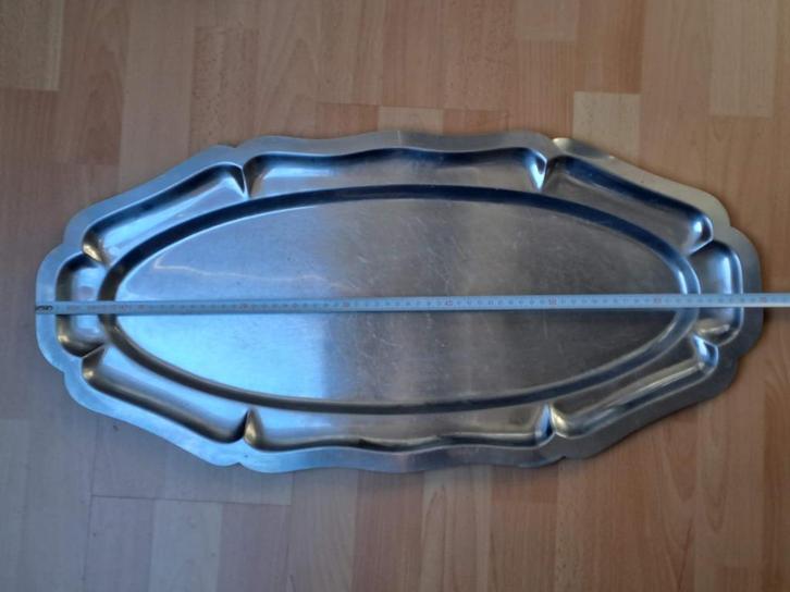 Un très grand plat en inox, Huis en Inrichting, Keuken | Servies, Gebruikt, Ophalen of Verzenden
