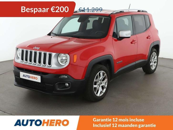 Jeep Renegade 1.4 M-Air Limited FWD (bj 2017), Auto's, Jeep, Te koop, Renegade, ABS, Airbags, Airconditioning, Bluetooth, Boordcomputer