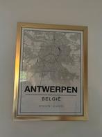 Poster met kader Antwerpen, Maison & Meubles, Accessoires pour la Maison | Cadres, Comme neuf, Enlèvement