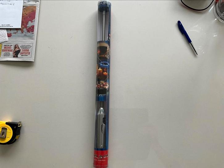 elektronisch navulbare bbq aansteker silver match, Jardin & Terrasse, Barbecues à gaz, Neuf, Enlèvement ou Envoi