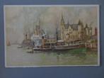 ca 1920,s Red Star Line post card Antwerpen Steen Schelde, Verzamelen, Verzenden, Zo goed als nieuw, Motorboot, Kaart, Foto of Prent