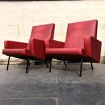 2 fauteuils vintage - Pierre Guariche Meurop, 75 à 100 cm, Vintage, modern, Métal, Enlèvement