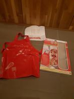 Toque+schortenset, vanaf 6 jaar, Ophalen of Verzenden, Zo goed als nieuw, 110 t/m 116, Jongen of Meisje
