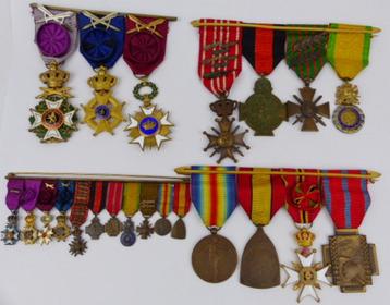Medailles van 1 persoon WO1 WW1 beschikbaar voor biedingen