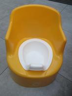 BabyBjörn Plaspotje Zetel - Oranje-wit , volledig clean, Kinderen en Baby's, Badjes en Verzorging, Ophalen, Zo goed als nieuw