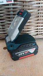 Bosch acu looplamp ,met batterij, Doe-het-zelf en Bouw, Ophalen of Verzenden, Zo goed als nieuw