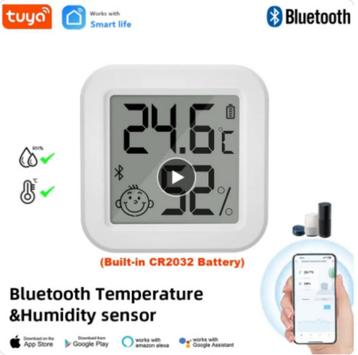 Bluetooth LCD Thermometer Hygrometer Temperatuur App - THB1  beschikbaar voor biedingen