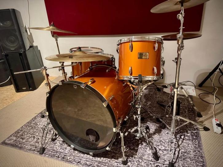 Batterie Pearl Master Studio Birch 13' 16' 18' 24', Muziek en Instrumenten, Drumstellen en Slagwerk, Zo goed als nieuw, Pearl