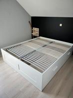 Tweepersoonsbed 160cm, Huis en Inrichting, Slaapkamer | Bedden, Ophalen, Zo goed als nieuw