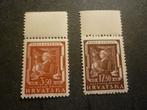 Kroatië/Croatie 1943 Mi 148/149** Postfris/Neuf, Verzenden