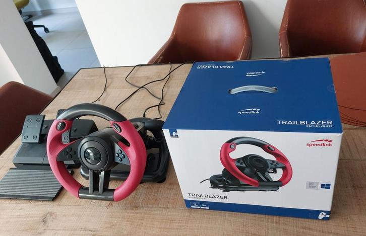 Volant de course USB, Consoles de jeu & Jeux vidéo, Consoles de jeu | Sony Consoles | Accessoires, Enlèvement ou Envoi