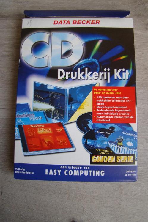 CD drukkerij kit  Data Becker , uitgave Easy Computing NIEUW, Hobby en Vrije tijd, Knutselen, Nieuw, Gereedschap of Accessoires