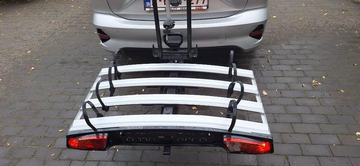 menabo alcor 4 fietsendrager, Auto diversen, Fietsendragers, Zo goed als nieuw, Trekhaakdrager, 3 fietsen of meer, Brede banden