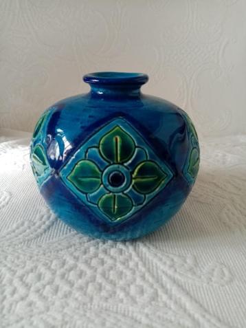 Vase/boule céramique Bitossi/Flavia by Aldo Londi 50s/8.5cm 