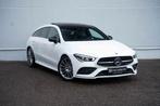 Mercedes-Benz CLA 200 SB AMG/PANO/WIDE/LED/19"/AMBIENTE/CAME, Auto's, 4 cilinders, Wit, 120 kW, Leder en Alcantara