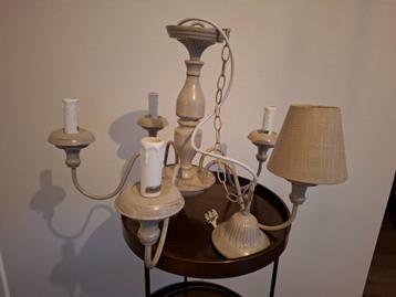 plafondlamp, Huis en Inrichting, Ophalen, Gebruikt, Metaal, Landelijk