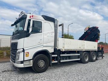 Volvo FH 500 6x4 + (32m!) CRANE PALFINGER PK50002-EH F (7x)  disponible aux enchères