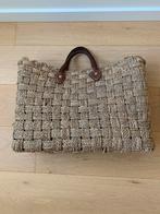 Grote geweven rotan tas, Wicket Bag mand,, Handtassen en Accessoires, Tassen | Damestassen, Ophalen of Verzenden, Zo goed als nieuw