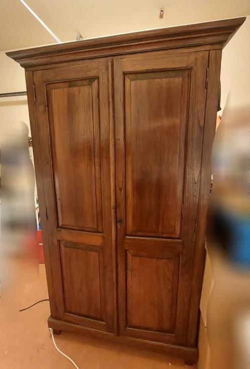 Grote teakhouten kast, Huis en Inrichting, Kasten | Computermeubels, Zo goed als nieuw, 170 cm of meer, 70 tot 120 cm, 40 tot 80 cm