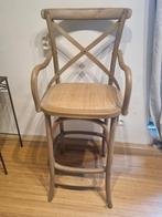 Hoge barstoelen landelijke stijl, Huis en Inrichting, Stoelen, Ophalen, Gebruikt, Bruin, Landelijk