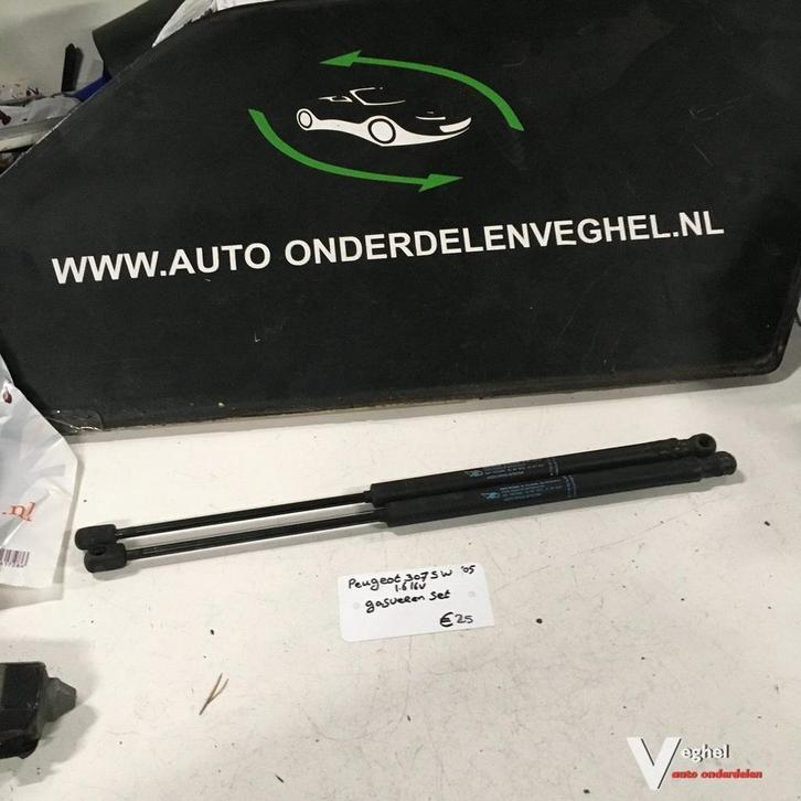 Peugeot 307 sw 2005 1.6 16v Gasveren set achter, Auto-onderdelen, Carrosserie, Gebruikt, Ophalen of Verzenden