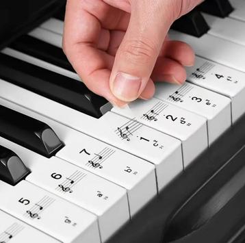 Piano toets sticker's  beschikbaar voor biedingen