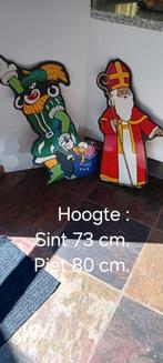 Oude Sinterklaas en vriend, Antiek en Kunst, Ophalen of Verzenden