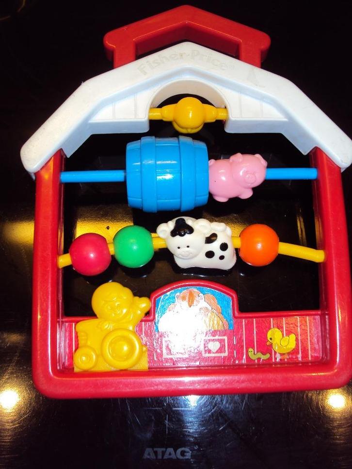 fisher price, mini rood activity*boerderij*VINTAGE*, Kinderen en Baby's, Speelgoed | Fisher-Price, Ophalen of Verzenden