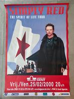 Poster Simply Red in Flanders Expo Gent 2000, Comme neuf, Enlèvement ou Envoi