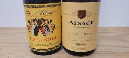 2x Alsace Pinot Noir (5€/fles), Verzamelen, Wijnen, Zo goed als nieuw, Rode wijn, Frankrijk, Vol, Ophalen