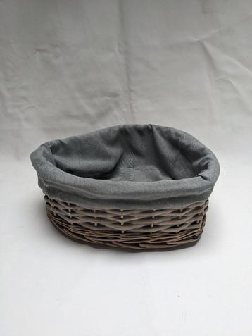 Panier en osier rustique en forme de cœur, Osier, Comme neuf, Enlèvement, Panier