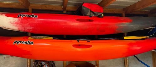 2 kayaks piranha fusion sot deluxe, Watersport en Boten, Kajaks, Zo goed als nieuw, 1-persoons, Ophalen
