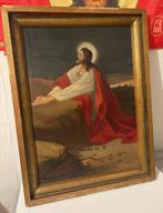 Jezus christus schilderij handgeschilderd, Ophalen of Verzenden