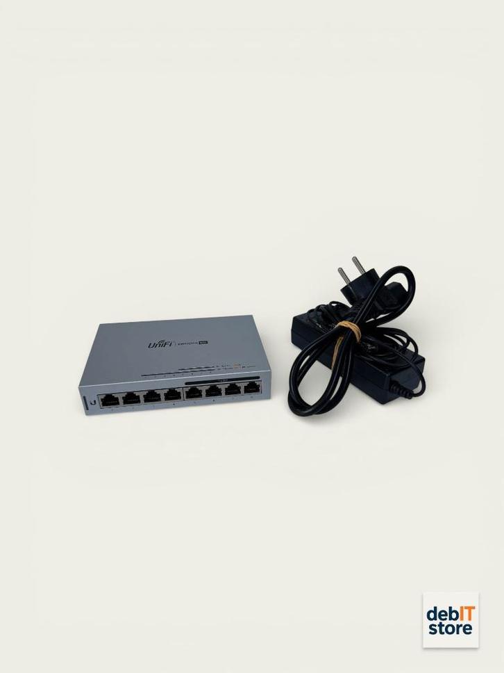 Ubiquiti - UniFi 8 poort POE switch - US-8-80W, Computers en Software, Netwerk switches, Zo goed als nieuw, Ophalen of Verzenden
