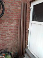 3 poteaux / piquets en tube d'acier, Enlèvement, Comme neuf, 180 à 250 cm, Poteaux