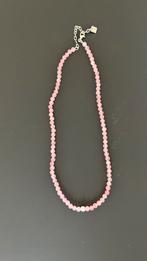 Ketting met roze pareltjes en strass - merk Twice As Nice, Ophalen, Zo goed als nieuw, Roze