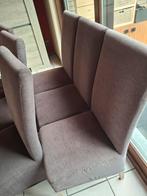 6 grijze stoelen, Huis en Inrichting, Fauteuils, Ophalen