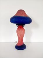 Vintage jaren 80 mushroom lamp, Ophalen of Verzenden, Glas