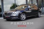 MERCEDES-BENZ S450 4MATIC* MANUFAKTUR* PANO DAK* + 1J GRNT, Auto's, Mercedes-Benz, Automaat, Zwart, Leder, Berline