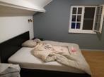 Ikea malm bed met matras 160x200, Ophalen, Bruin, Tweepersoons, Zo goed als nieuw