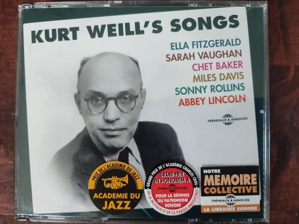3-CD : KURT WEILL - KURT WEILL'S SONGS, Ophalen of Verzenden, Zo goed als nieuw