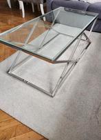 Table basse en verre., Maison & Meubles, Ameublement | Revêtements de sol, Utilisé, Enlèvement ou Envoi