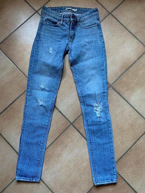 Levi's Jeans Blauw 711 Skinny W23 L30 Voorgeript Voorgedrage, Kleding | Dames, Spijkerbroeken en Jeans, Gedragen, W27 (confectie 34) of kleiner