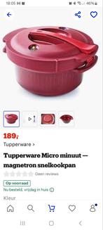 tupperware micro minuut, Huis en Inrichting, Keuken | Tupperware, Ophalen, Zo goed als nieuw