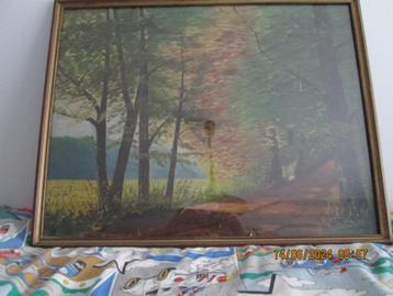 Cadre. Peinture sur bois. beschikbaar voor biedingen