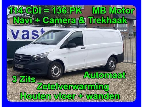 Mercedes-Benz Vito 114 / 23.100 €  + BTW / Navi / Automaat, Auto's, Mercedes-Benz, Bedrijf, Vito, ABS, Airbags, Airconditioning